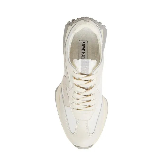 Steve Madden Campo WhiteGrey Womens Sneakers