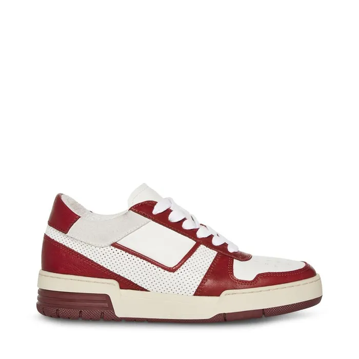 Steve Madden Deni Burgundy Multi Womens Sneakers