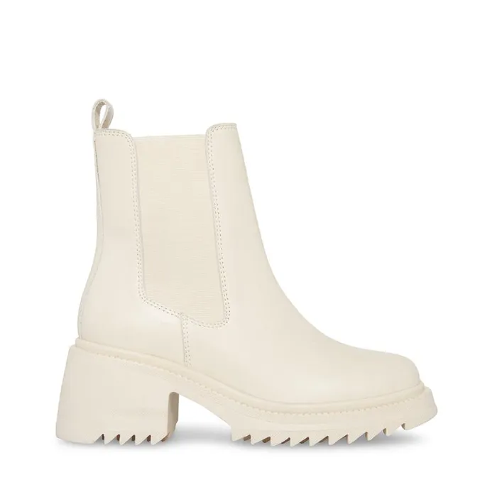 Steve Madden Garth Bone Leather Womens Boots and Booties