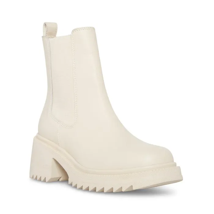 Steve Madden Garth Bone Leather Womens Boots and Booties