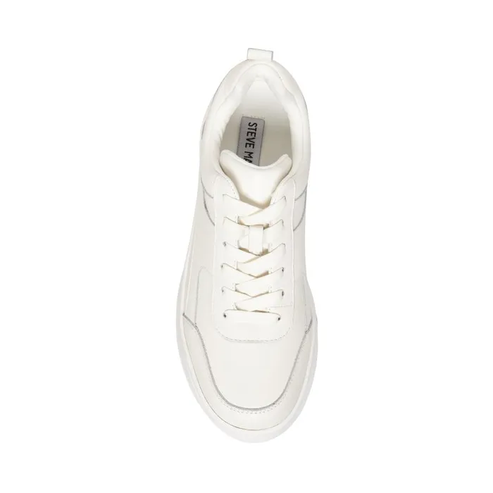 Steve Madden Hansel White Womens Sneakers