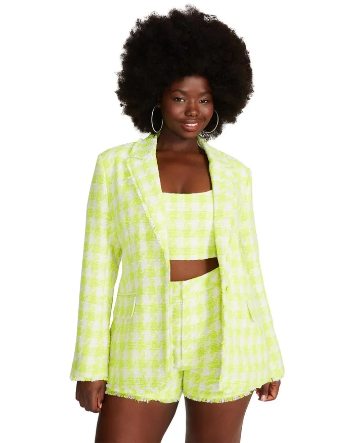 Steve Madden Harlow Jacket Lime Womens Jackets and Coats