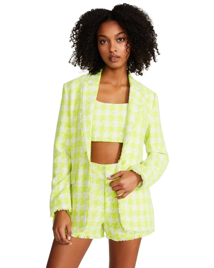 Steve Madden Harlow Jacket Lime Womens Jackets and Coats