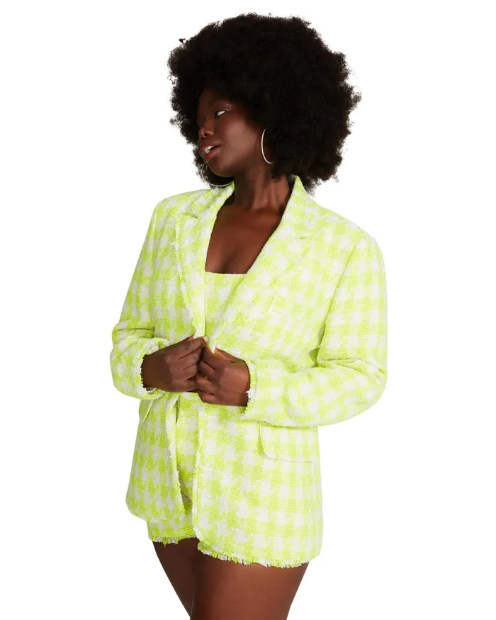 Steve Madden Harlow Jacket Lime Womens Jackets and Coats