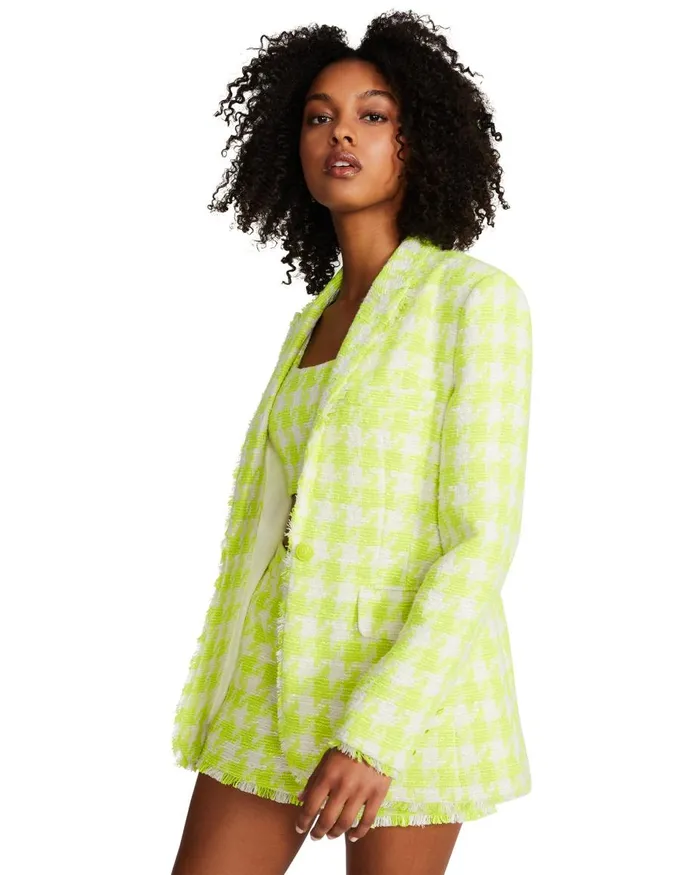 Steve Madden Harlow Jacket Lime Womens Jackets and Coats