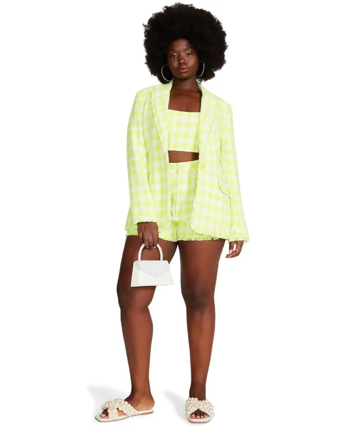 Steve Madden Harlow Jacket Lime Womens Jackets and Coats