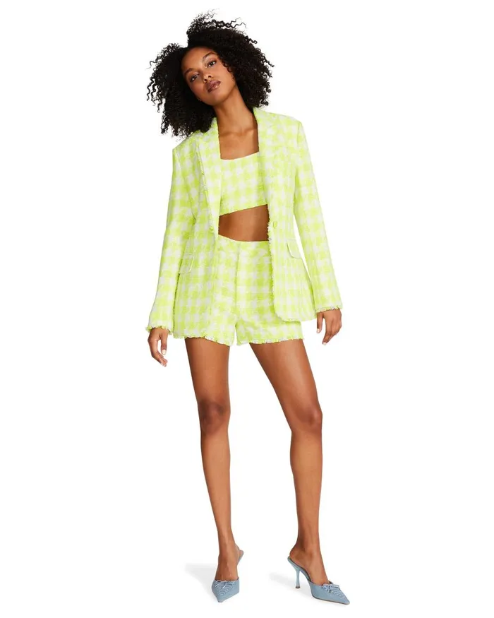 Steve Madden Harlow Jacket Lime Womens Jackets and Coats