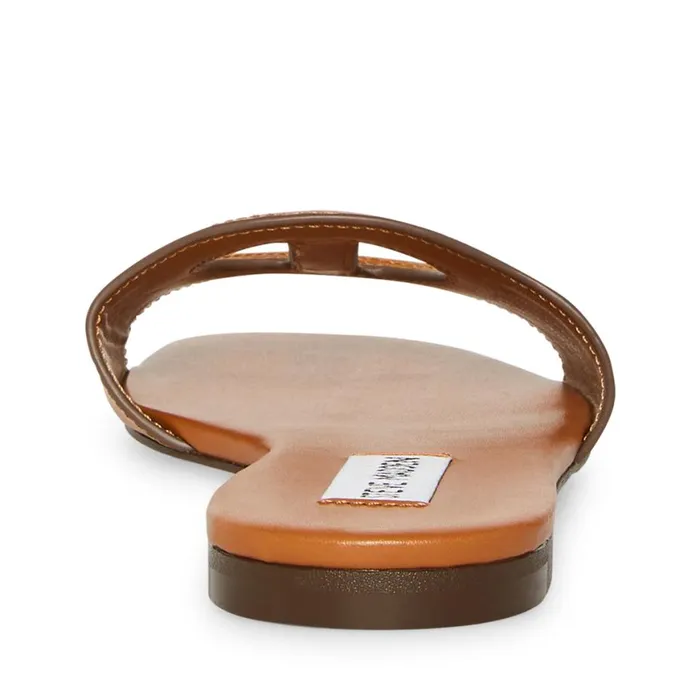 Steve Madden Kylah Tan Leather Womens Sandals