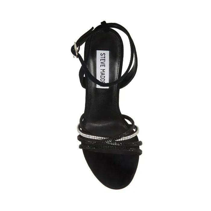 Steve Madden Lara Black Womens Heels
