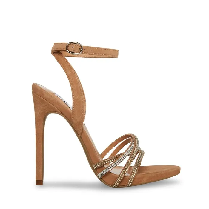 Steve Madden Lara Natural Womens Heels