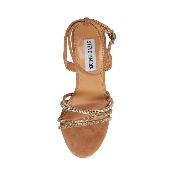 Steve Madden Lara Natural Womens Heels