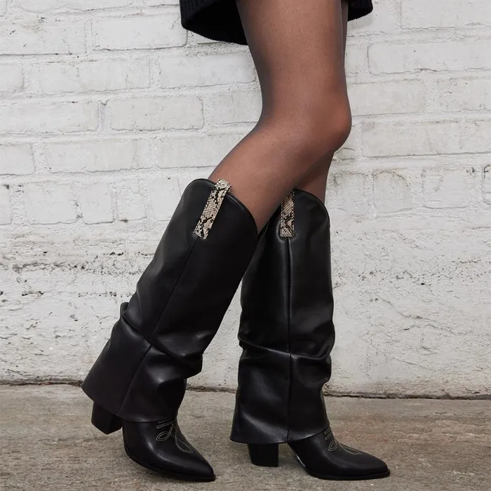 Steve Madden Lassy Black Leather Womens Boots and Booties Steve Madden Lassy Black Leather Womens Boots and Booties