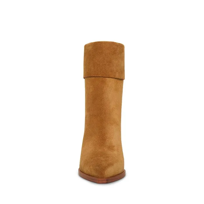 Steve Madden Latasha Tan Suede Womens Boots and Booties