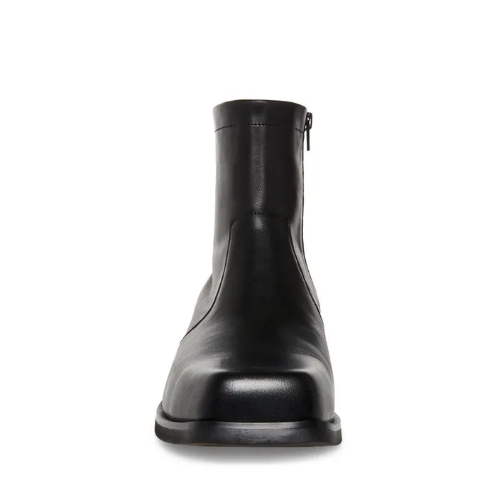 Steve Madden Lionell Black Leather Mens Boots Steve Madden Lionell Black Leather Mens Boots