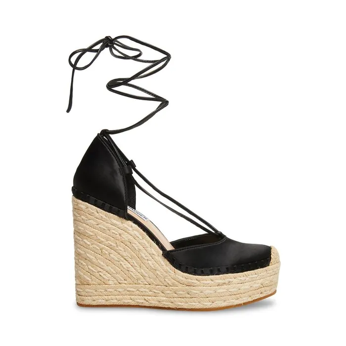 Steve Madden Loretta Black Womens Sandals