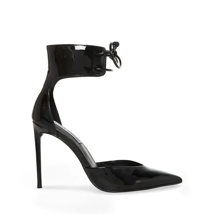 Steve Madden Marcia Black Patent Womens Heels