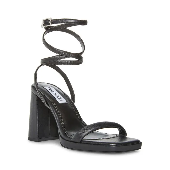 Steve Madden Marley Black Womens Heels