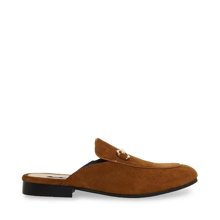 Steve Madden Mateo Cognac Suede Mens Dress