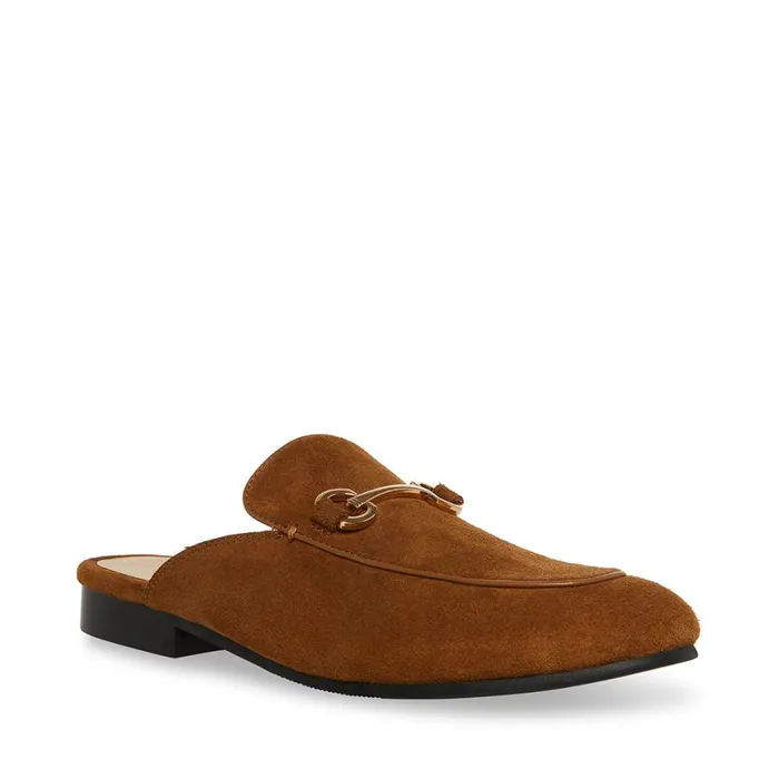 Steve Madden Mateo Cognac Suede Mens Dress