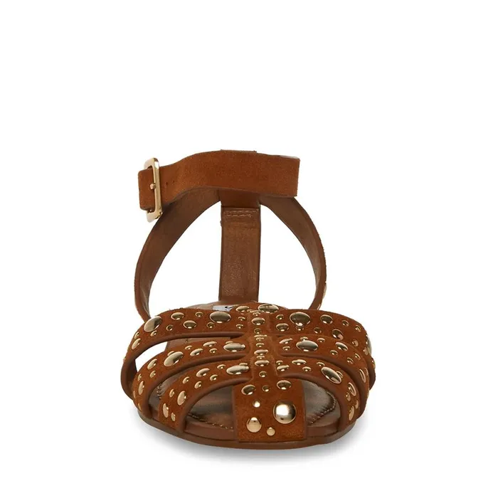 Steve Madden MediaS Tan Suede Womens Sandals