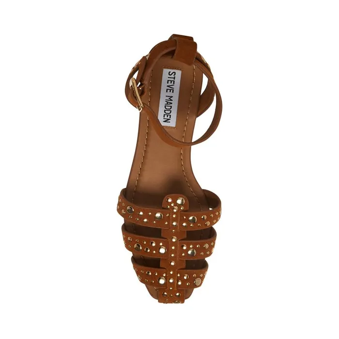 Steve Madden MediaS Tan Suede Womens Sandals