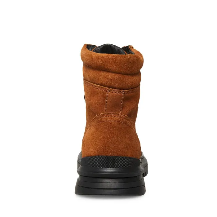 Steve Madden Monty Cognac Suede Mens Boots