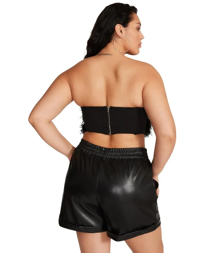 Steve Madden Nessa Top Black Womens Tops and Shirts