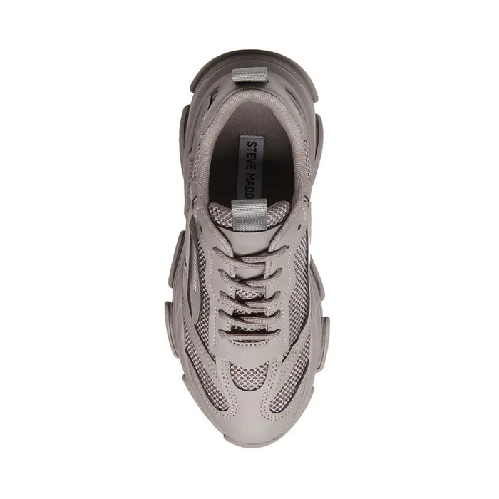 Steve Madden Possession Charcoal Womens Sneakers