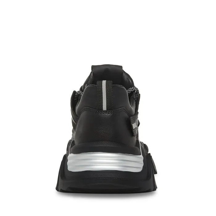 Steve Madden Power Black Womens Sneakers