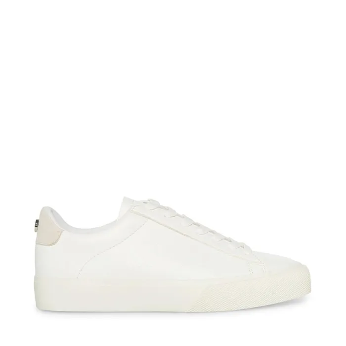 Steve Madden Remi White Womens Sneakers