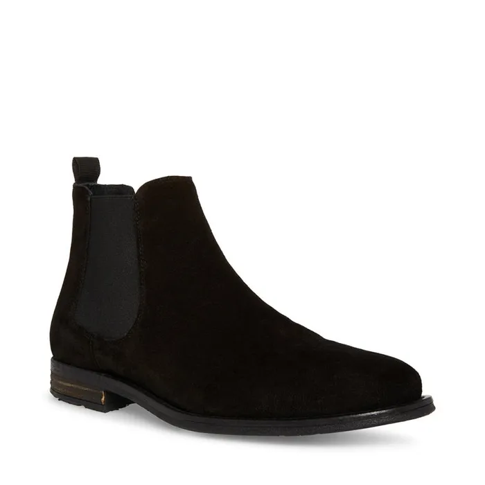 Steve Madden Richard Black Suede Mens Boots Steve Madden Richard Black Suede Mens Boots