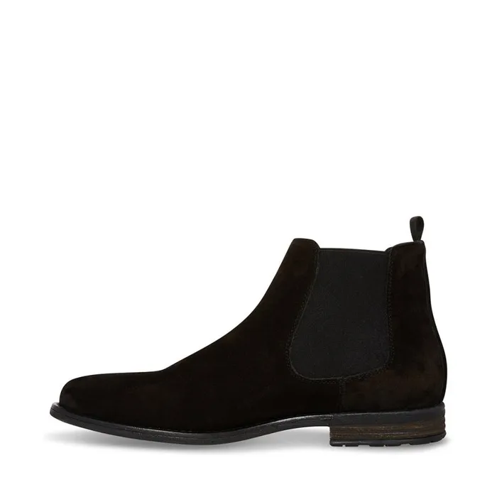 Steve Madden Richard Black Suede Mens Boots Steve Madden Richard Black Suede Mens Boots