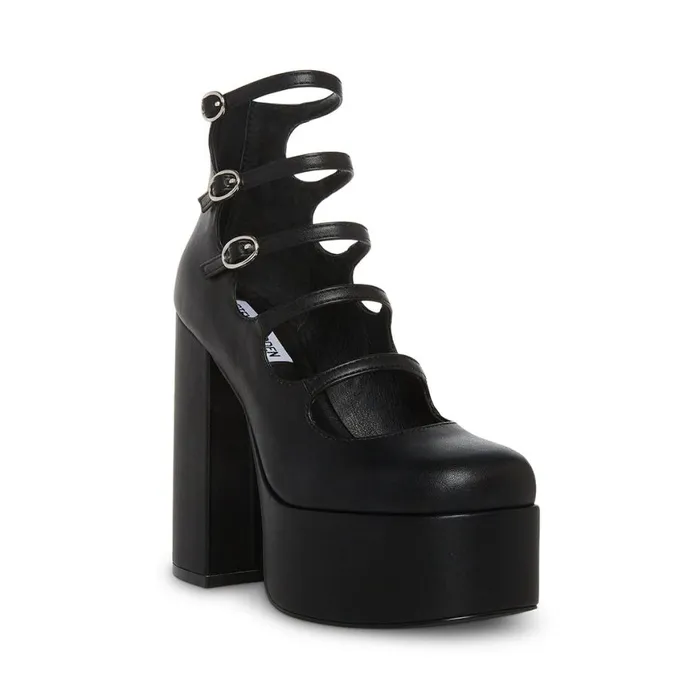 Steve Madden Rosario Black Womens Heels