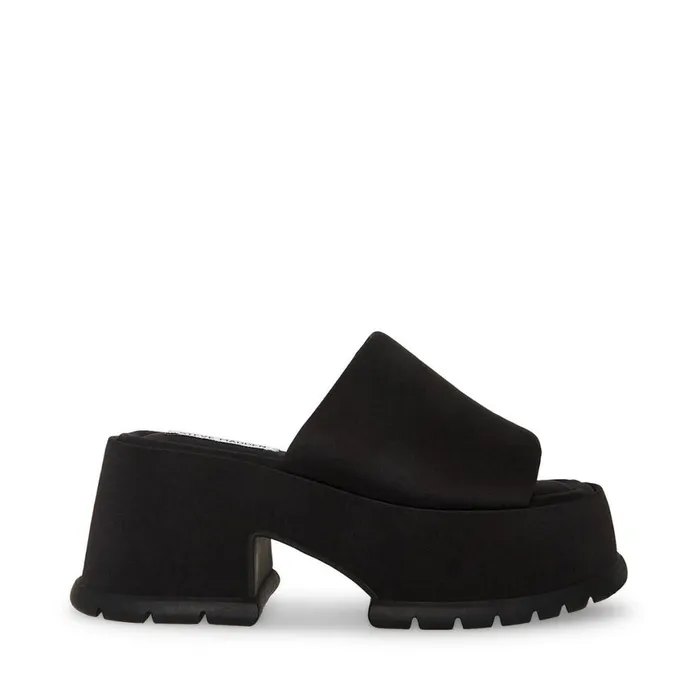 Steve Madden Shelly Black Womens Sandals