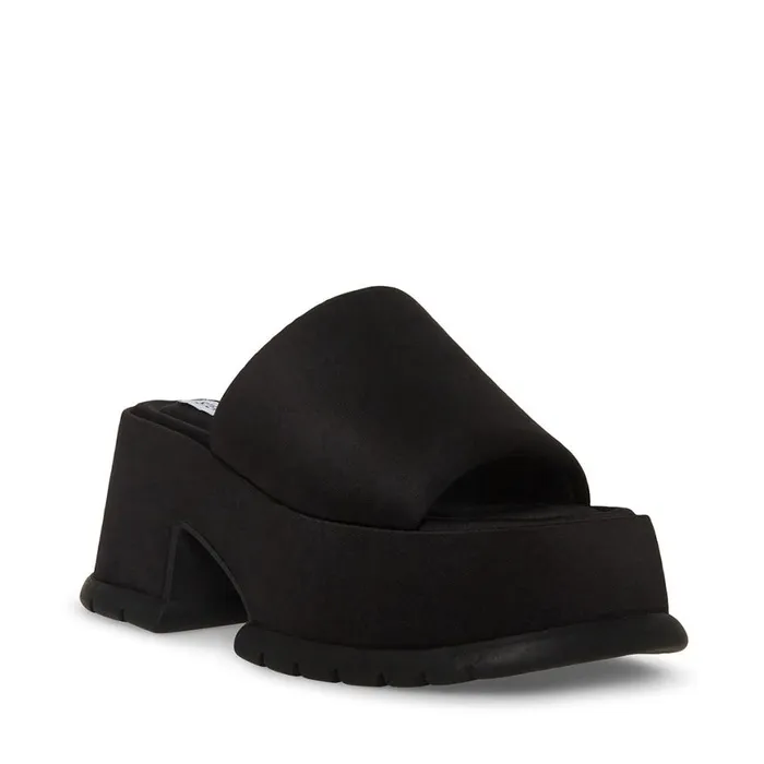 Steve Madden Shelly Black Womens Sandals