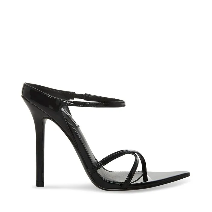 Steve Madden Stunner Black Patent Womens Heels