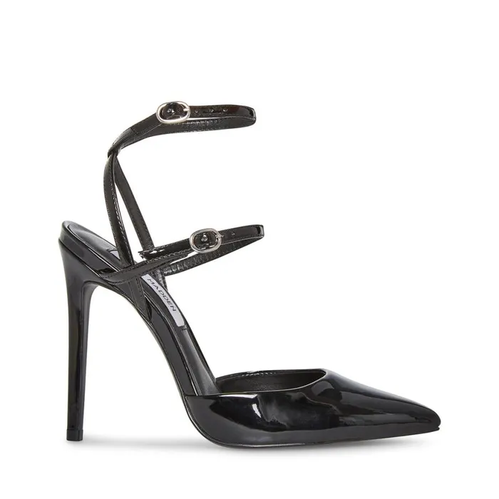 Steve Madden Variety Black Patent Womens Heels