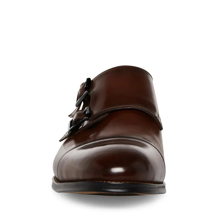 Steve Madden Zaven Brown Leather Mens Dress Steve Madden Zaven Brown Leather Mens Dress