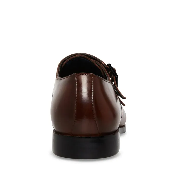 Steve Madden Zaven Brown Leather Mens Dress Steve Madden Zaven Brown Leather Mens Dress