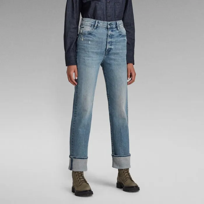 Straight Women GStar RAW Tedie Ultra High Straight Jeans Vintage Seashore