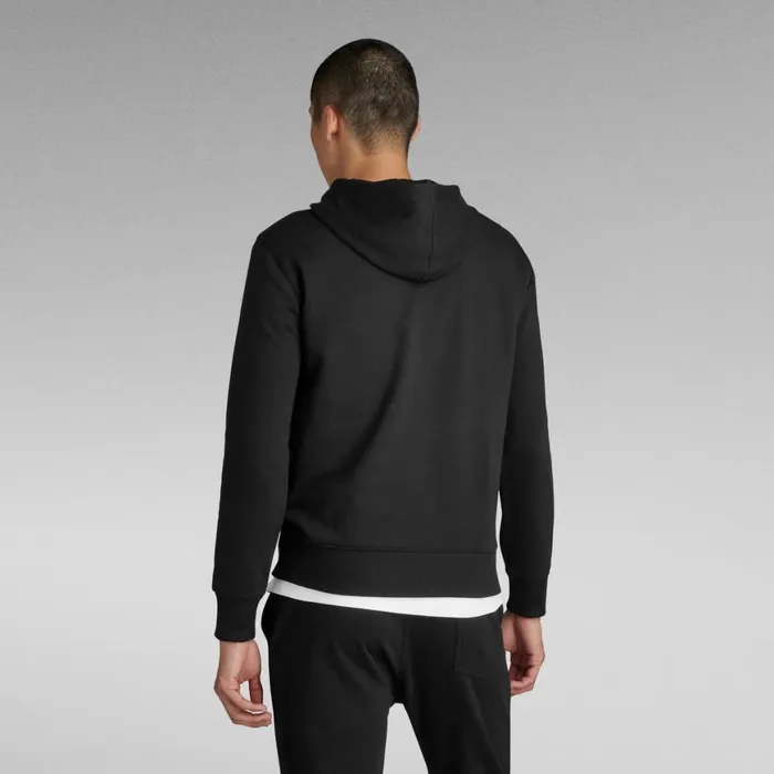 Sweatshirts and Hoodies Men GStar RAW Graphic Core Hooded Sweater Dark Black