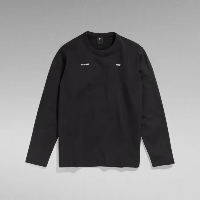 Sweatshirts and Hoodies Men GStar RAW Lightweight Sweater Dark Black