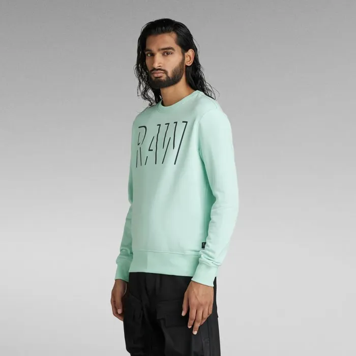 Sweatshirts and Hoodies Men GStar RAW RAW Graphic Sweater Mint