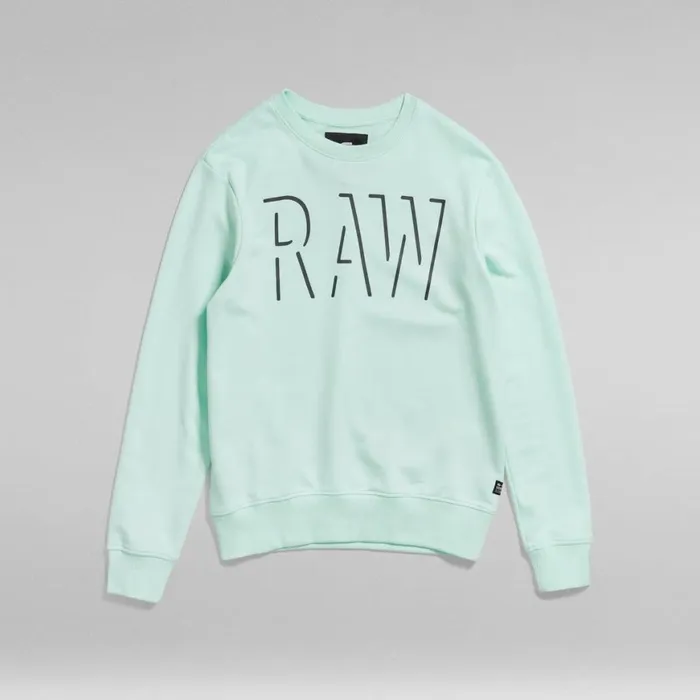 Sweatshirts and Hoodies Men GStar RAW RAW Graphic Sweater Mint