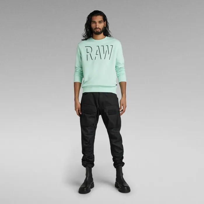 Sweatshirts and Hoodies Men GStar RAW RAW Graphic Sweater Mint