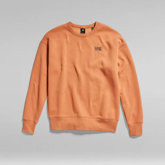 Sweatshirts and Hoodies Men GStar RAW Unisex Core Oversized Sweater Autumn Leaf Sweatshirts and Hoodies Men GStar RAW Unisex Core Oversized Sweater Autumn Leaf