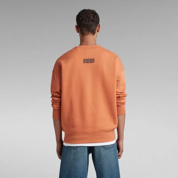Sweatshirts and Hoodies Men GStar RAW Unisex Core Oversized Sweater Autumn Leaf