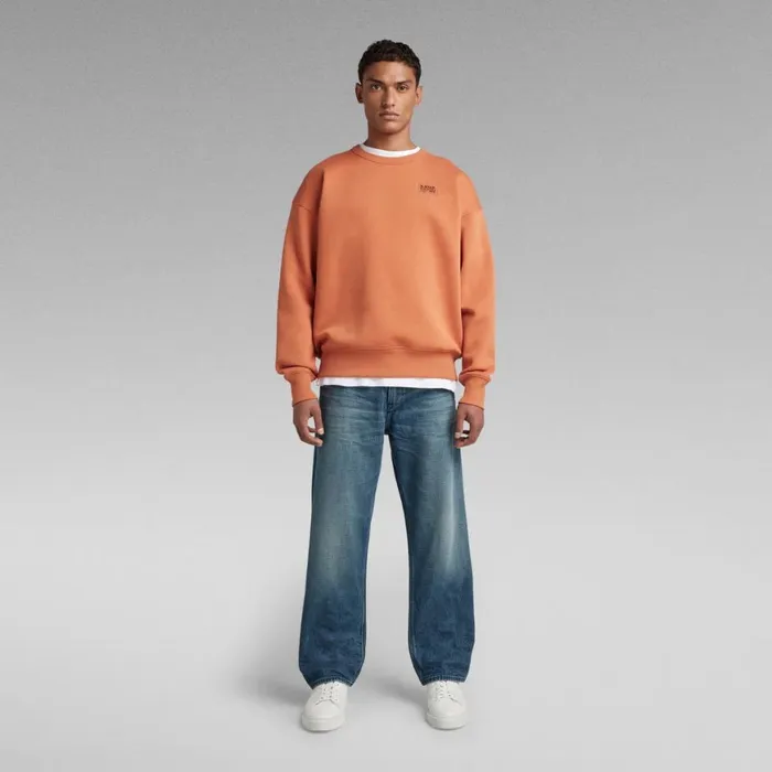 Sweatshirts and Hoodies Men GStar RAW Unisex Core Oversized Sweater Autumn Leaf