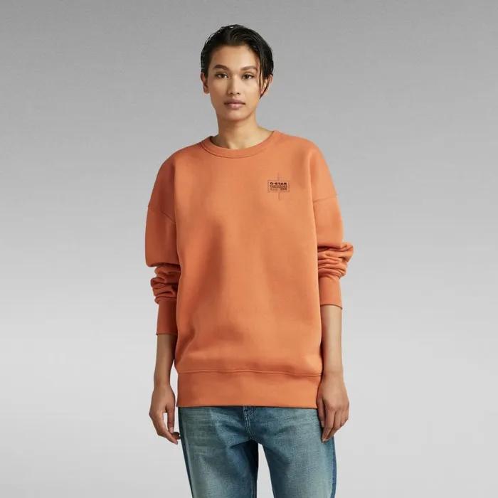 Sweatshirts and Hoodies Men GStar RAW Unisex Core Oversized Sweater Autumn Leaf