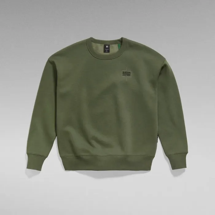Sweatshirts and Hoodies Men GStar RAW Unisex Core Oversized Sweater Light Hunter Sweatshirts and Hoodies Men GStar RAW Unisex Core Oversized Sweater Light Hunter